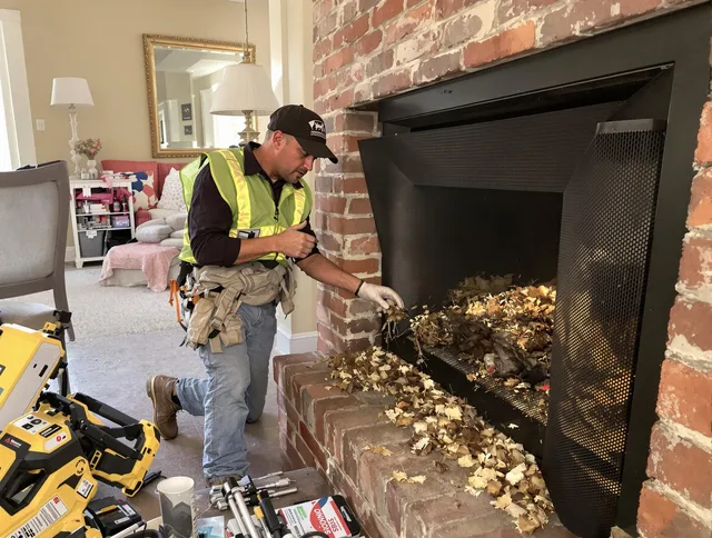 Safe screening installation by Huntington Beach Chimney Sweep in Huntington Beach, CA
