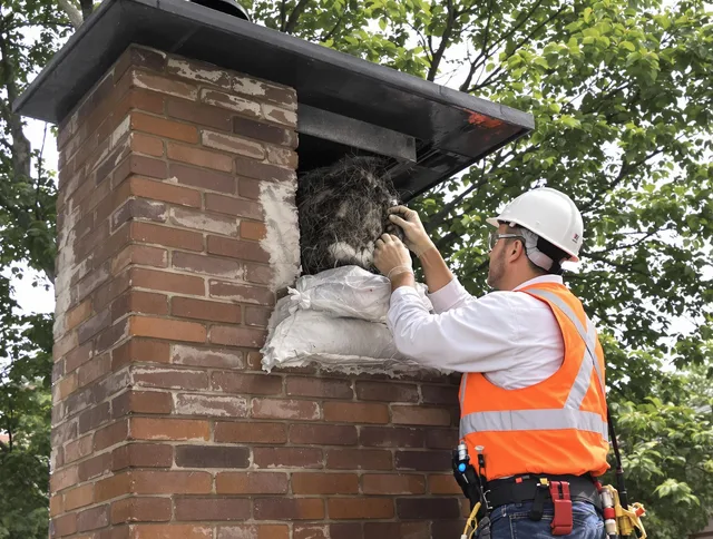 Humane removal of debris and animals by Huntington Beach Chimney Sweep in Huntington Beach, CA