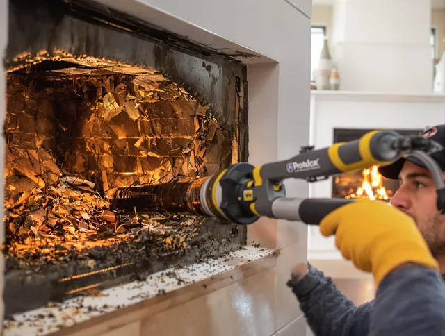 Professional chimney cleaning by Huntington Beach Chimney Sweep in Huntington Beach, CA