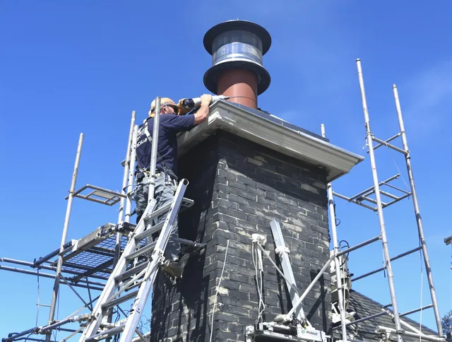 Sturdy chimney crown finished by Huntington Beach Chimney Sweep in Huntington Beach, CA