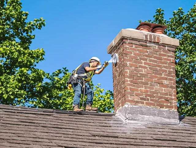 Huntington Beach Chimney Sweep performing an inspection with advanced tools in Huntington Beach, CA