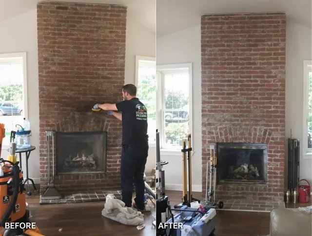 Finished chimney sweeping service by Huntington Beach Chimney Sweep in Huntington Beach, CA